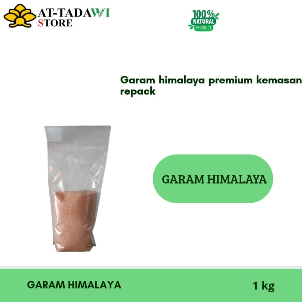 

GARAM HIMALAYA PREMIUM - himalayan pink salt - garam pink kemasan repack- 250, 500 dan 1 kg