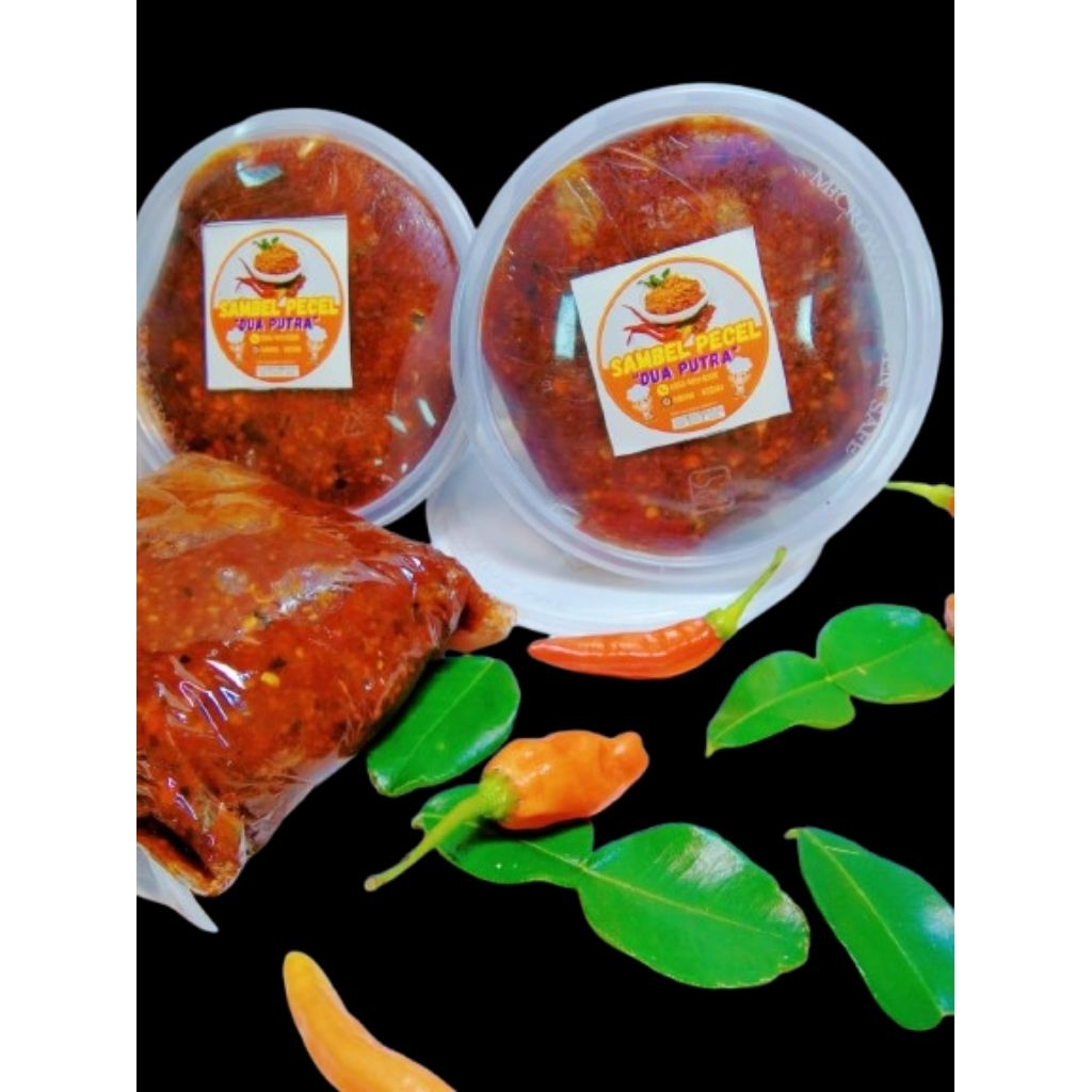 

sambel pecel "dua putra" khas kediri