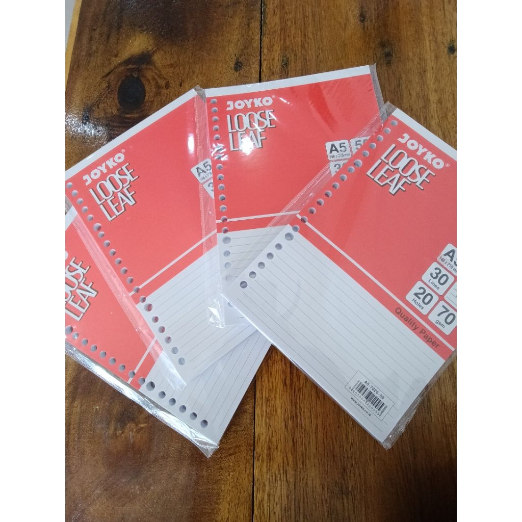 

LOOSE LEAF A5 50 LEMBAR