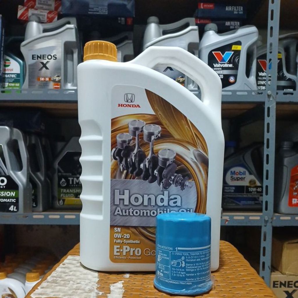Promo paket oli honda epro gold 0w-20+filter oli brio mobilio jazz city freed brv crv dll