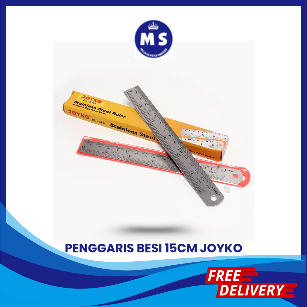 

PENGGARIS BESI 15CM JOYKO