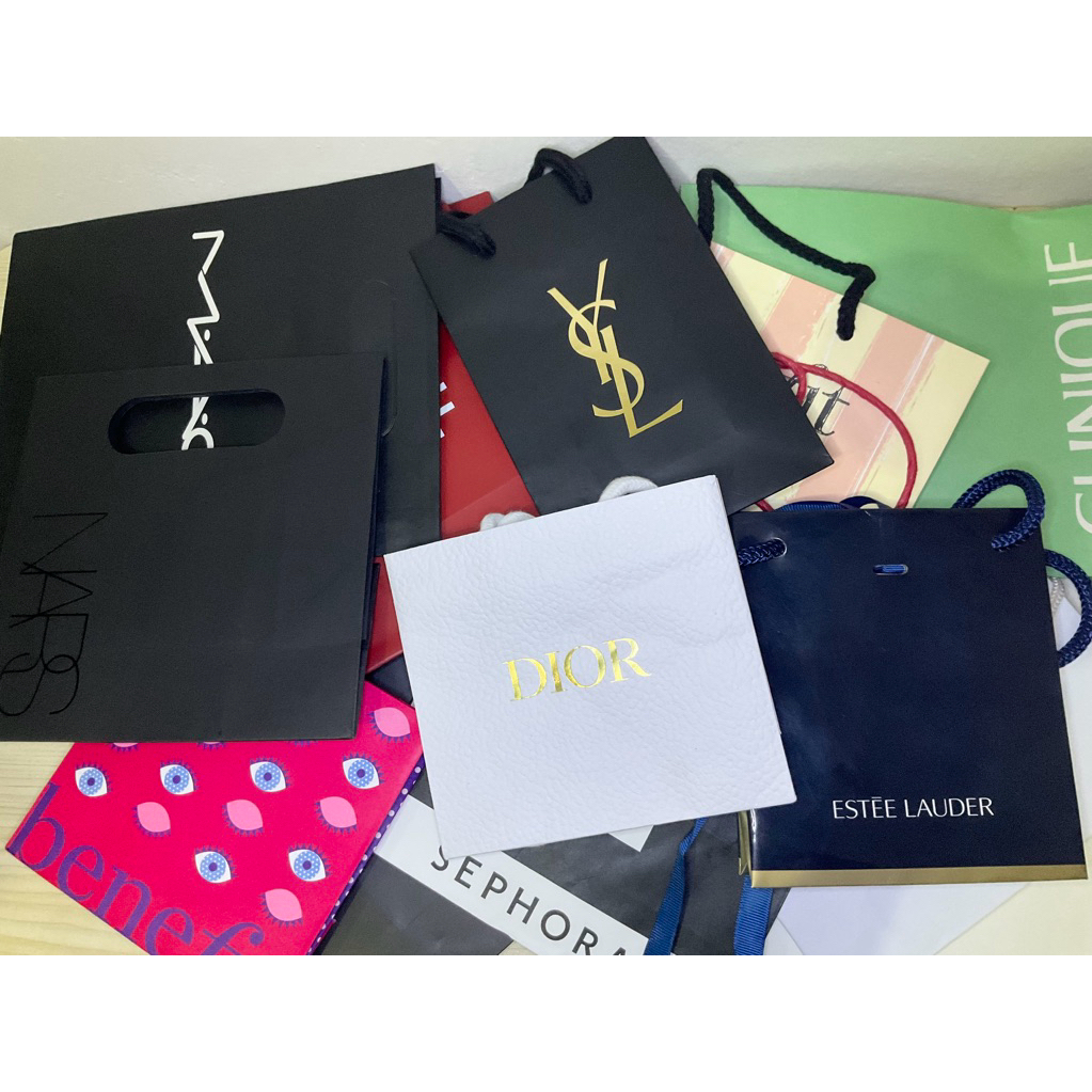 

Paper bag branded makeup