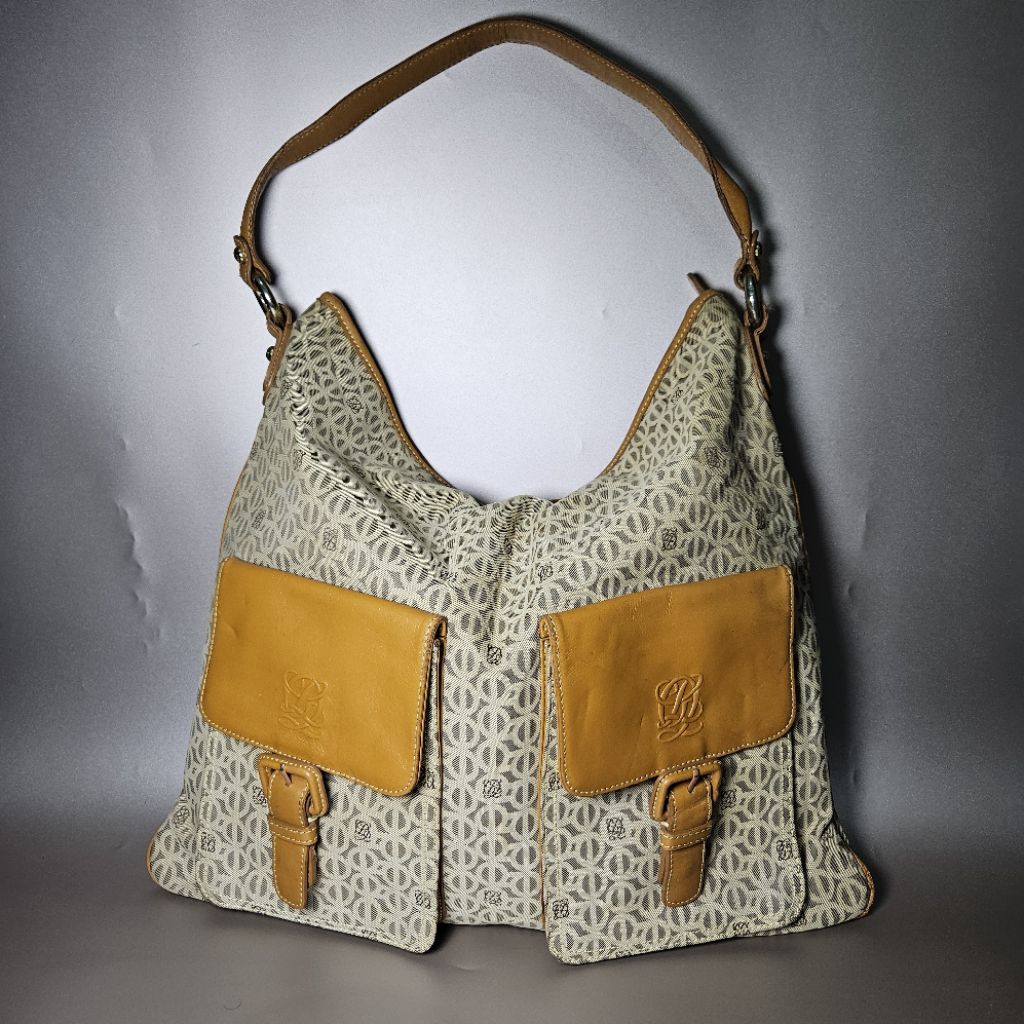 Hobo Bag Canvas Louis Quatorze LQ