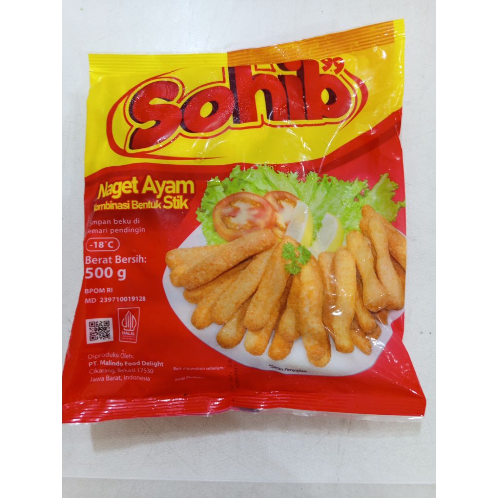 

SOHIB chicken nugget stik 500gram