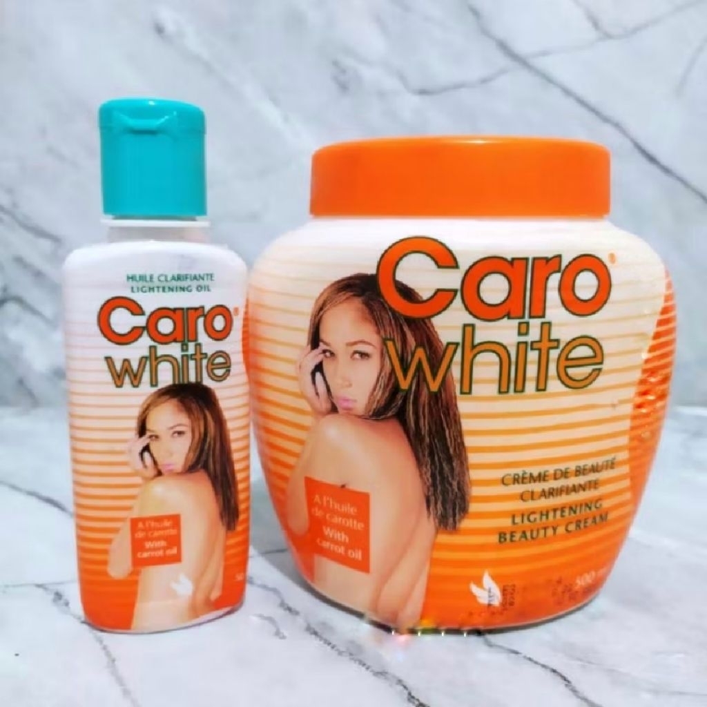 Caro White Cream + lightening oil .