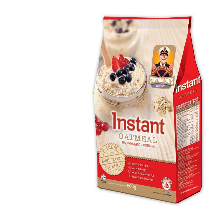 

CAPTAIN OAT INSTANT KEMASAN 800 GRAM