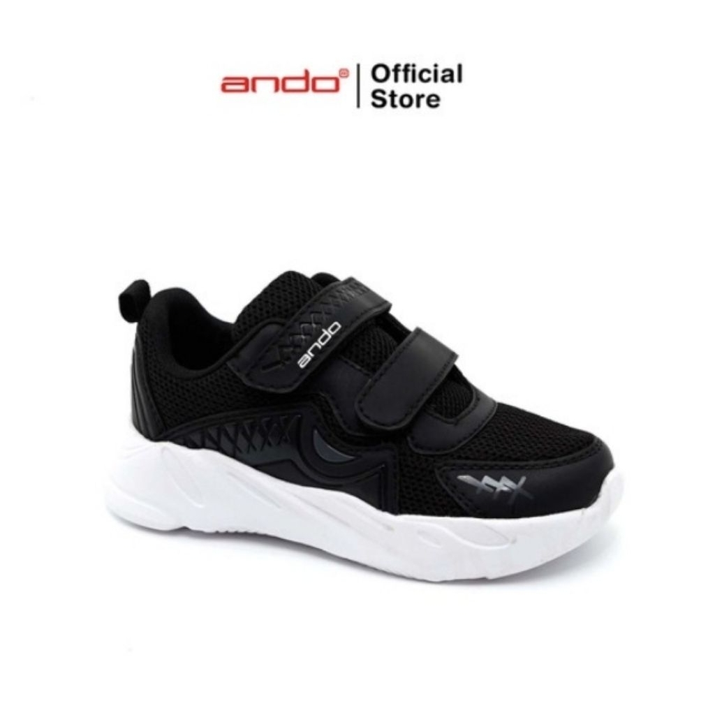 ANDO SEPATU SEKOLAH PYLON sangat ringan/ sepatu magnet ANDO SEAGAL
