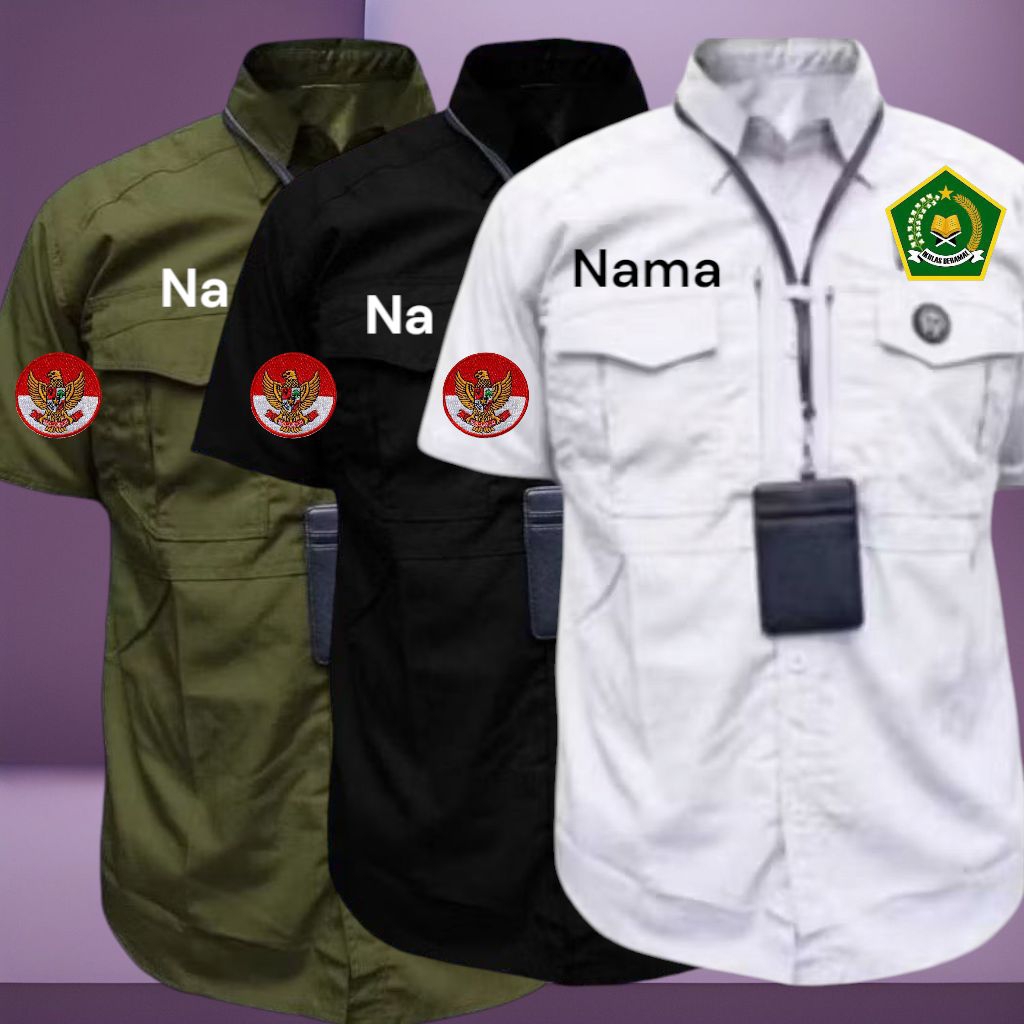 kemeja kemenag baju kemenag seragam kemenag putih