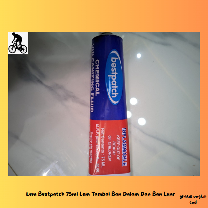 Lem Bestpatch 75ml Lem Tambal Ban Dalam Dan Ban Luar