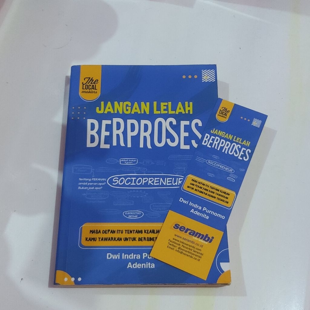 Buku preloved "Jangan Lelah Berproses"