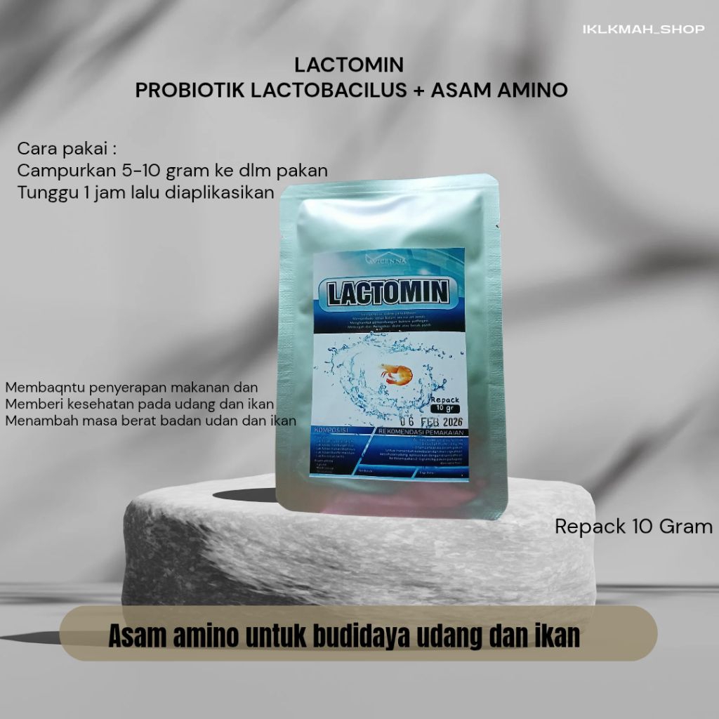 Lactomin Lactobacilus dan Asam Amino Esensial Repack 10g
