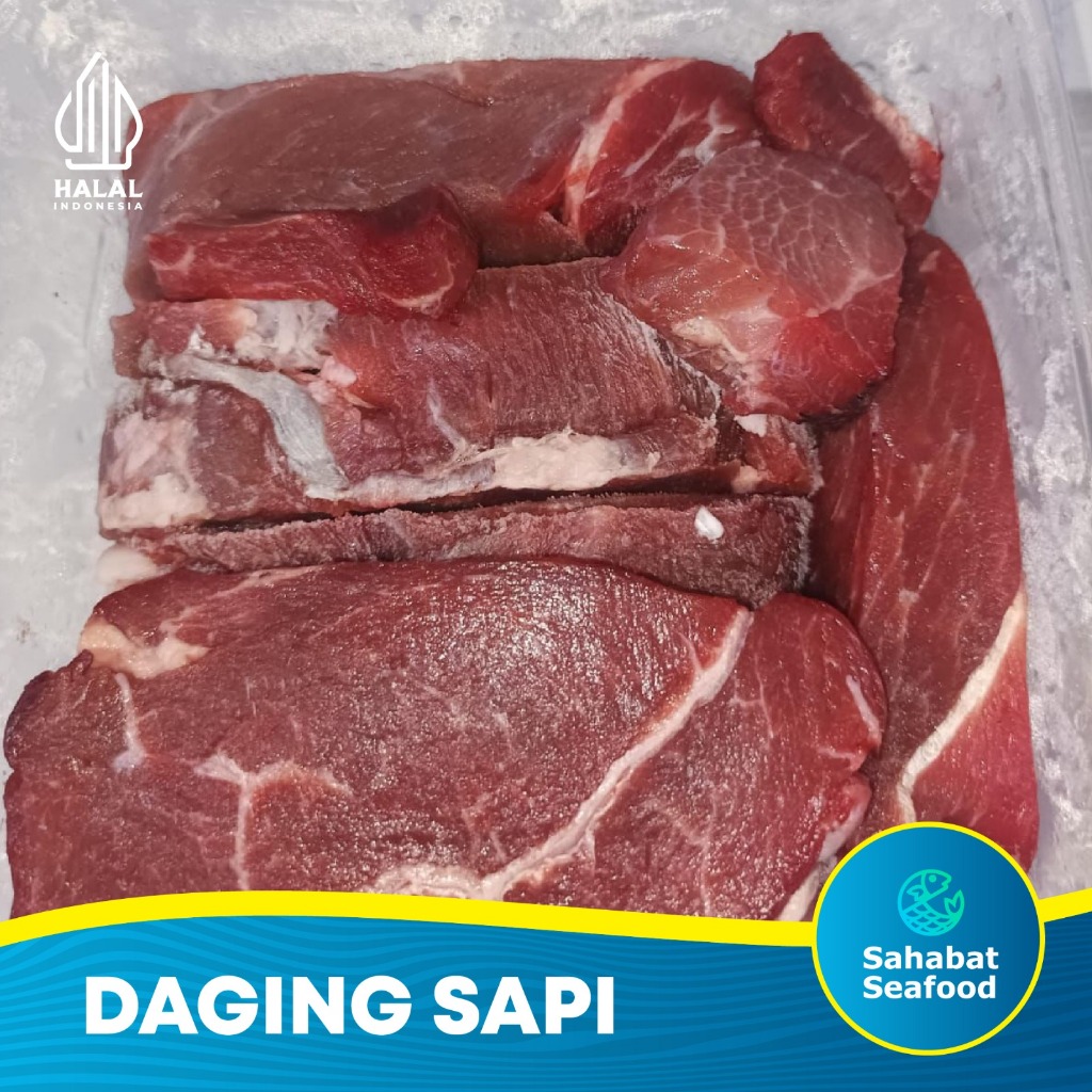 

Daging Sapi Has Dalam Organik Segar Beku | Daging Sapi Potongan Rendang 1 Kg Frozen Rendang / Dendeng / Semur