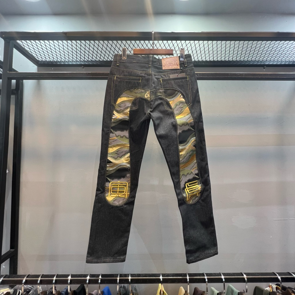 Celana Jeans Pria EVISU Dacck Denim Jeans PM