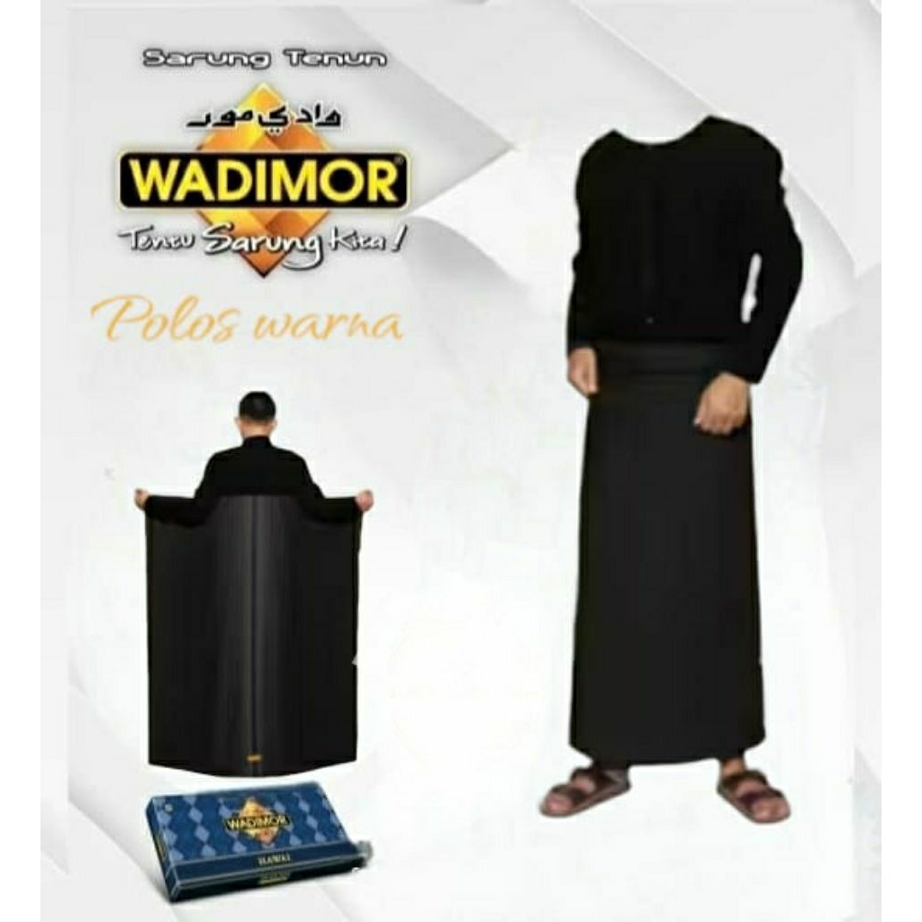 Sarung wadimor polos warna