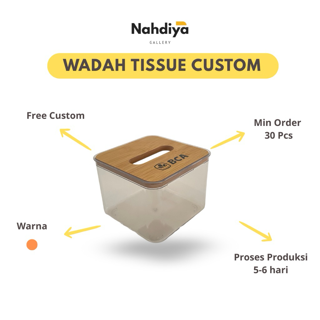 Wadah Tissue Custom Souvenir