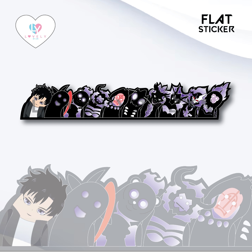 

Flat Sticker Horizontal Solo Leveling Diecut