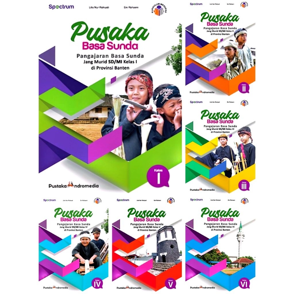 Pustaka Andromedia Pusaka Basa Sunda Provinsi Banten untuk SD/MI kelas 1-6 Kurikulum Merdeka