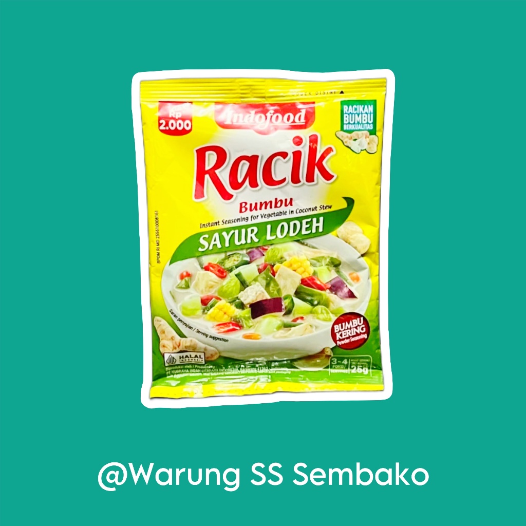 

Indofood Bumbu Racik Instan Praktis Sayur Lodeh 1 sachet