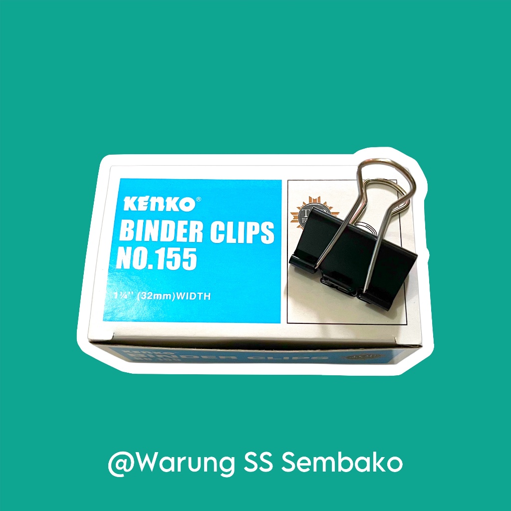 

Kenko Binder Clips Penjepit Kertas 1 pcs