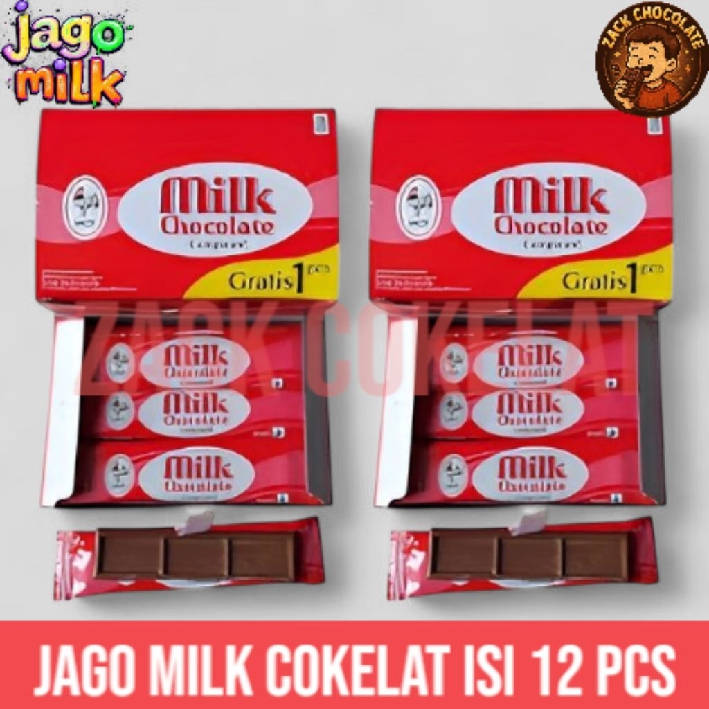 

Jago Milk Chocolate – Cokelat Susu Legendaris Isi 12 Pcs