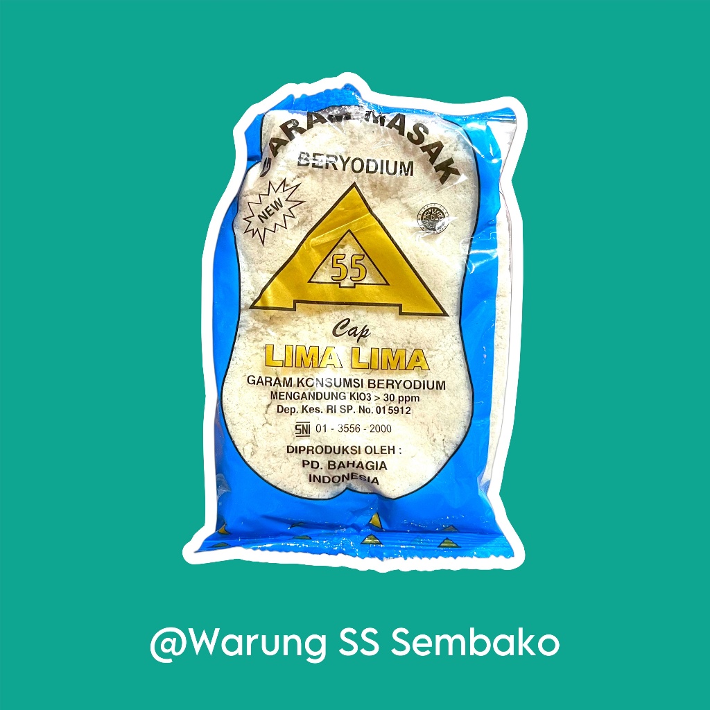 

Cap 55 Garam Masak Beryodium ukuran kecil 1 pcs