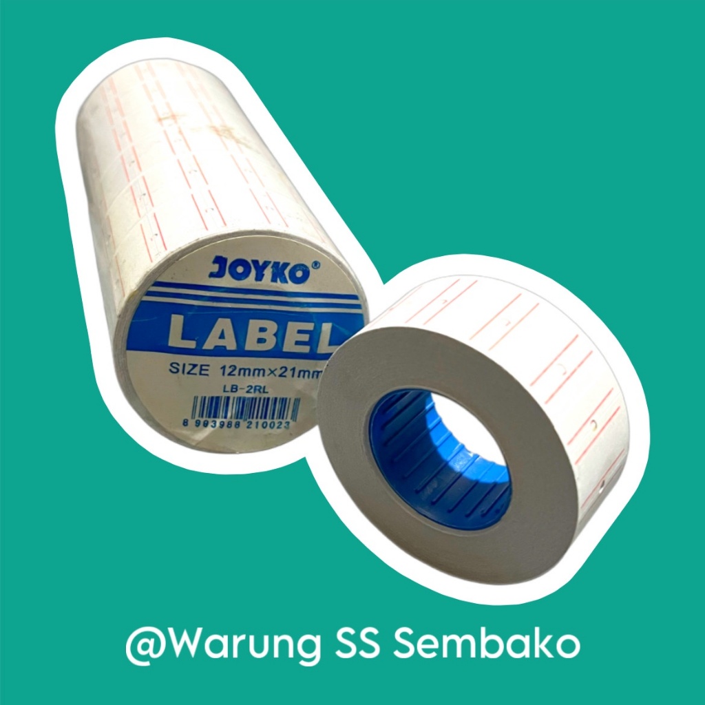 

Joyko Label Harga 12 x 21 mm LB-2RL 1 roll isi 600 pcs