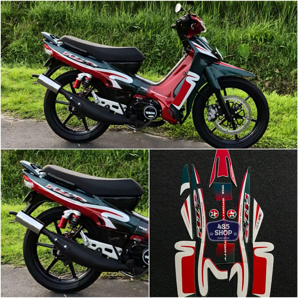 Striping Stiker YAMAHA FIZR F1ZR LE Caltex 2001 Detail Premium Original