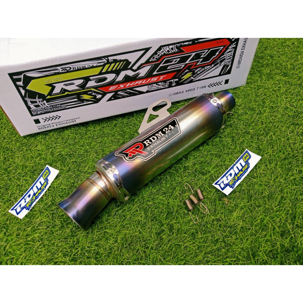 Silincer only RDM 24 Exhaust model salemba blue purple in38 pnp Vario nmax Aerox pcx beat mio