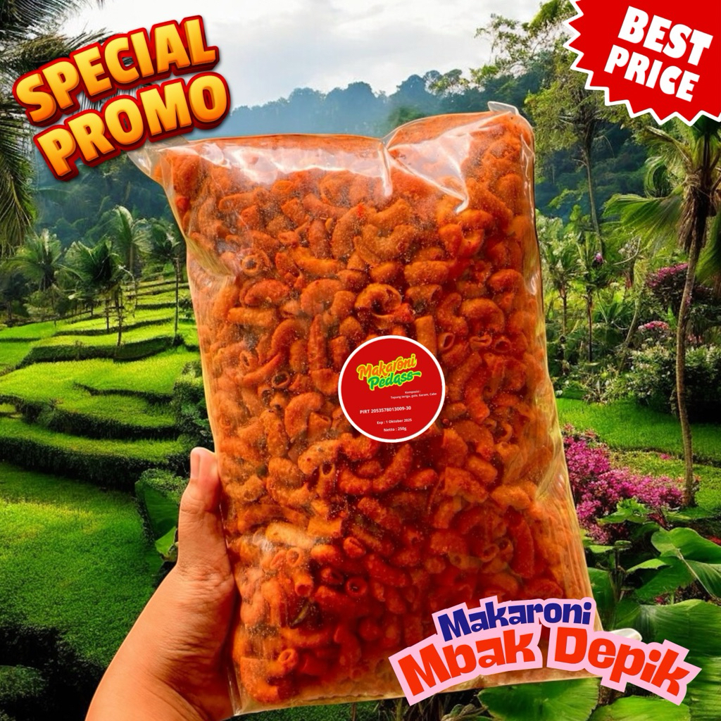 

Makaroni Pedas Sekarat 250g – Saking Pedasnya!