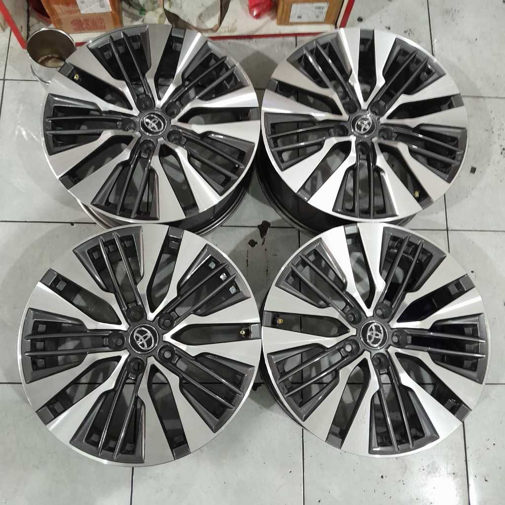 VELG ALPHARD R18 VELG BEKAS HSR  FAIRMONT R18 PCD 5X114 BISA BUAT INNOVA,HRV,CRV,XPANDER