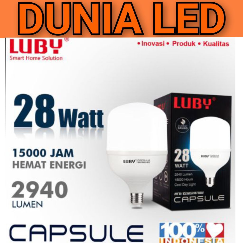 LUBY BOHLAM LED LAMPU LED LUBY CAPSULE
