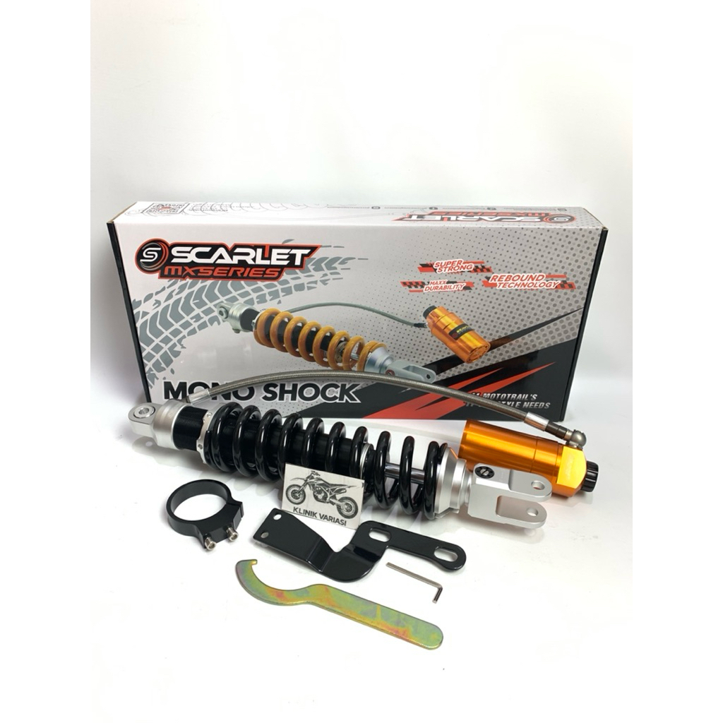 Shockbreaker Tabung Pisah klx 150  / Monoshock Tabung Pisah Klx Bf Dtracker 150 Scarlet racing Shock