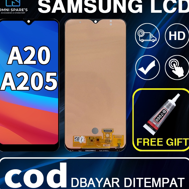 Lcd Samsung A2 A25 Fullset Original Layar hp Touchscreen Asli