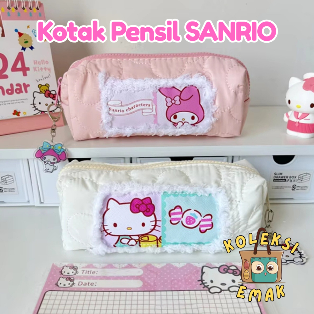 

Kotak Pensil SANRIO My Melody Hello Kitty Cinnamoroll Tempat Pensil Premium [SB-9]