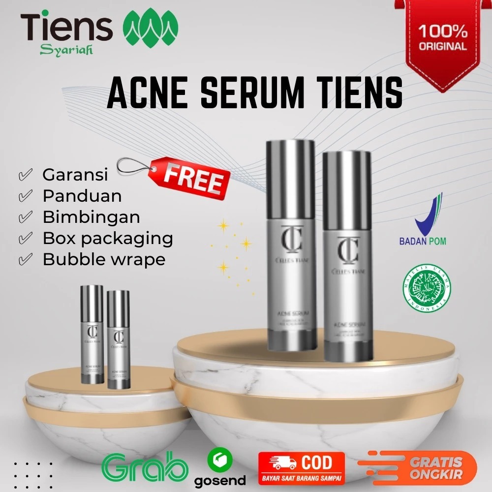 SERUM OBAT JERAWAT AMPUH TIENS CELLES TIANE ACNE SERUM / SERUM WAJAH JERAWAT CELLES TIANE ACNE