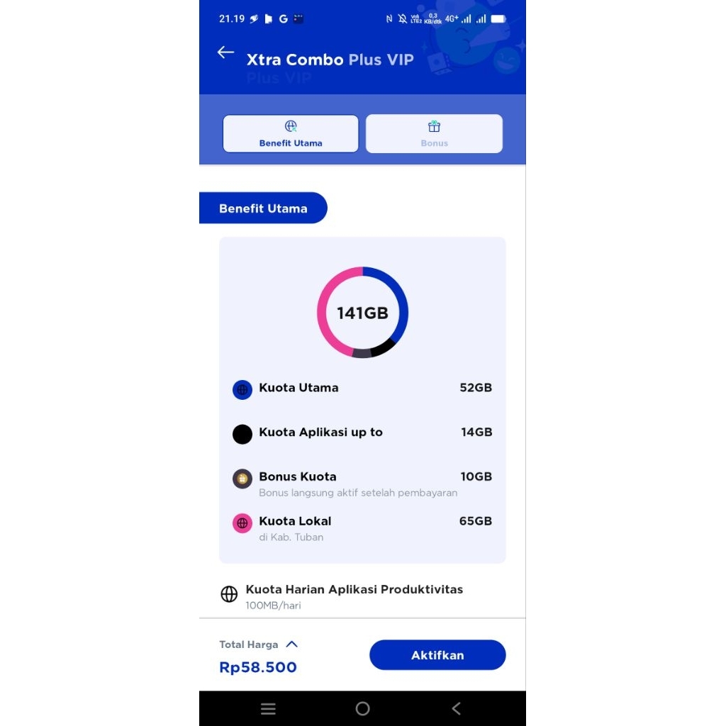 Perdana XL XC VIP Diskon 70% V2