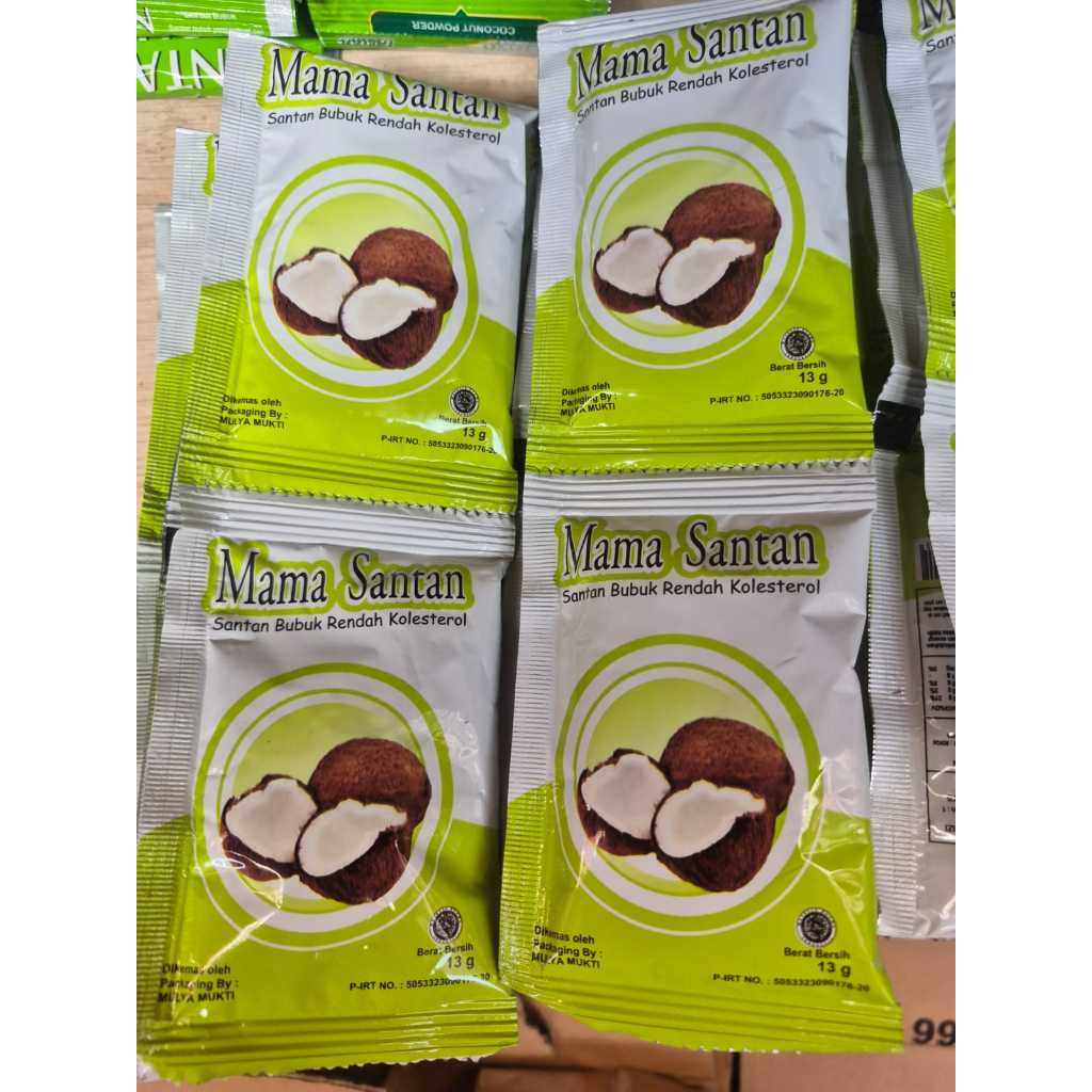 

Santan Bubuk Tabura Mamasantan 13gram 1 Renceng 10 Sachet / Santan Bubuk Renceng