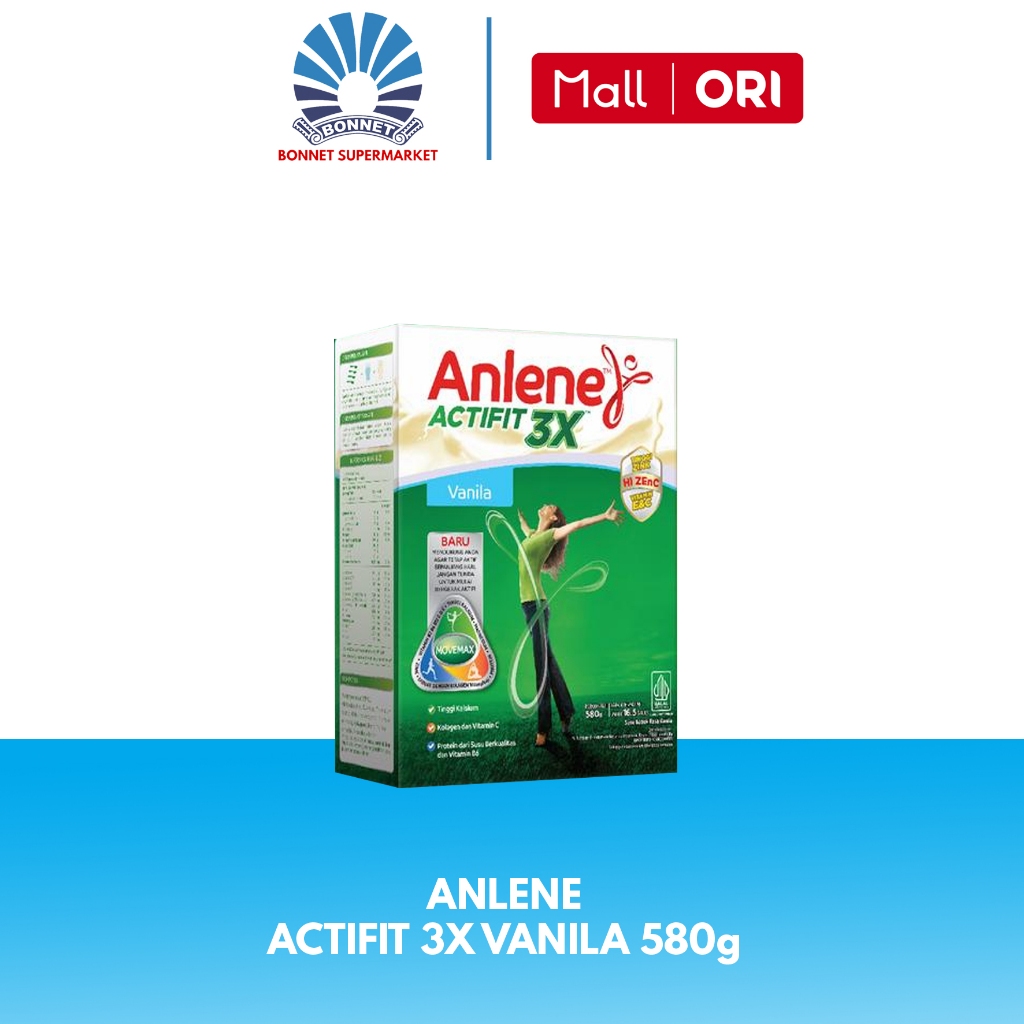 

Anlene Actifit 3X Vanila 580g 9415007026334