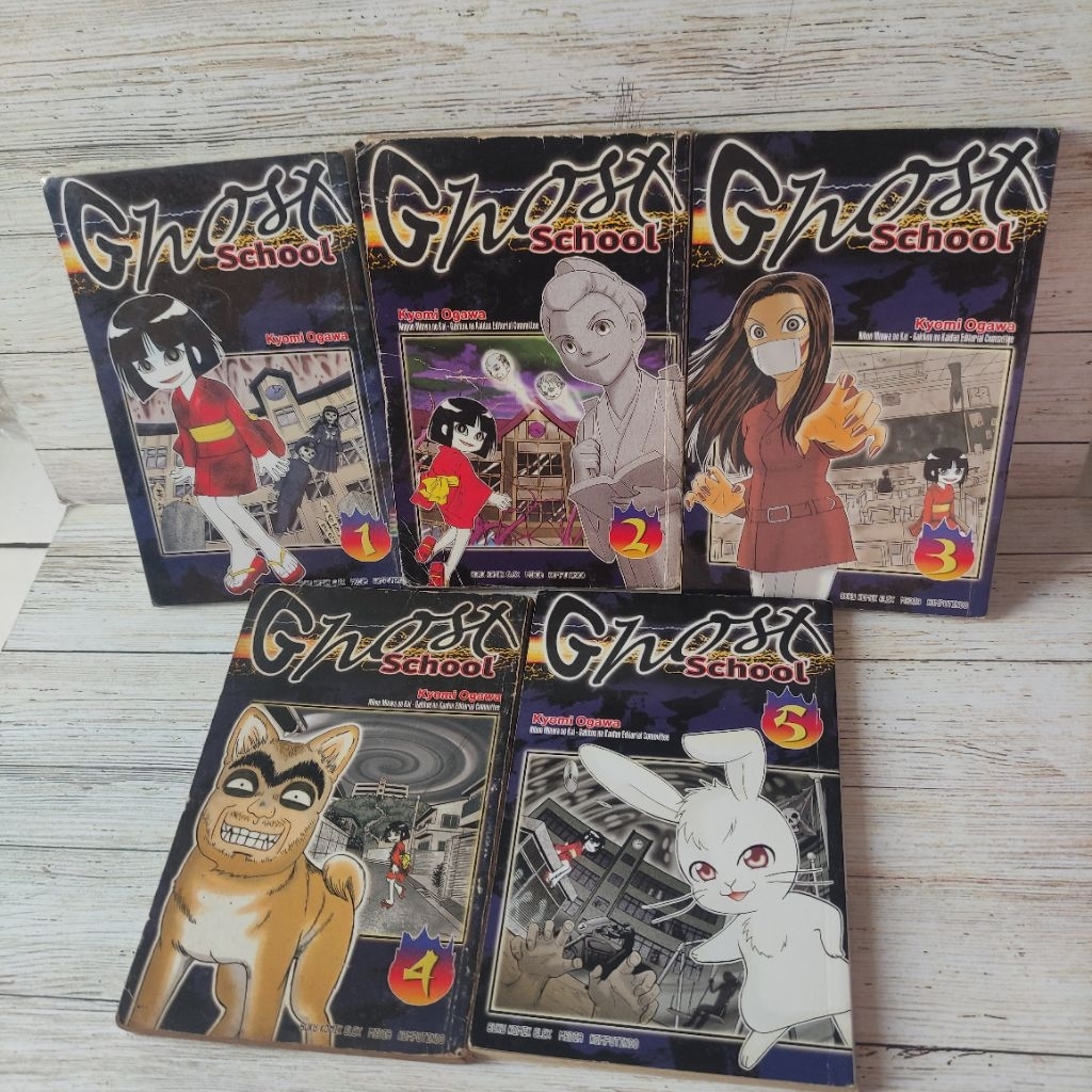 komik serial misteri ghost 1-5 end by kyomi ogawa