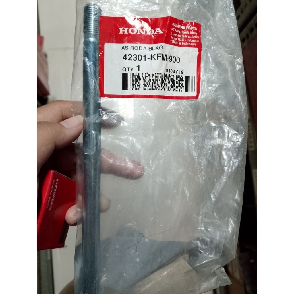 42301-KFM-900 As Roda Belakang Supra Fit, Fit New/ As Roda Depan Scoopy Esp 2017-2109 K93 42301KFM90