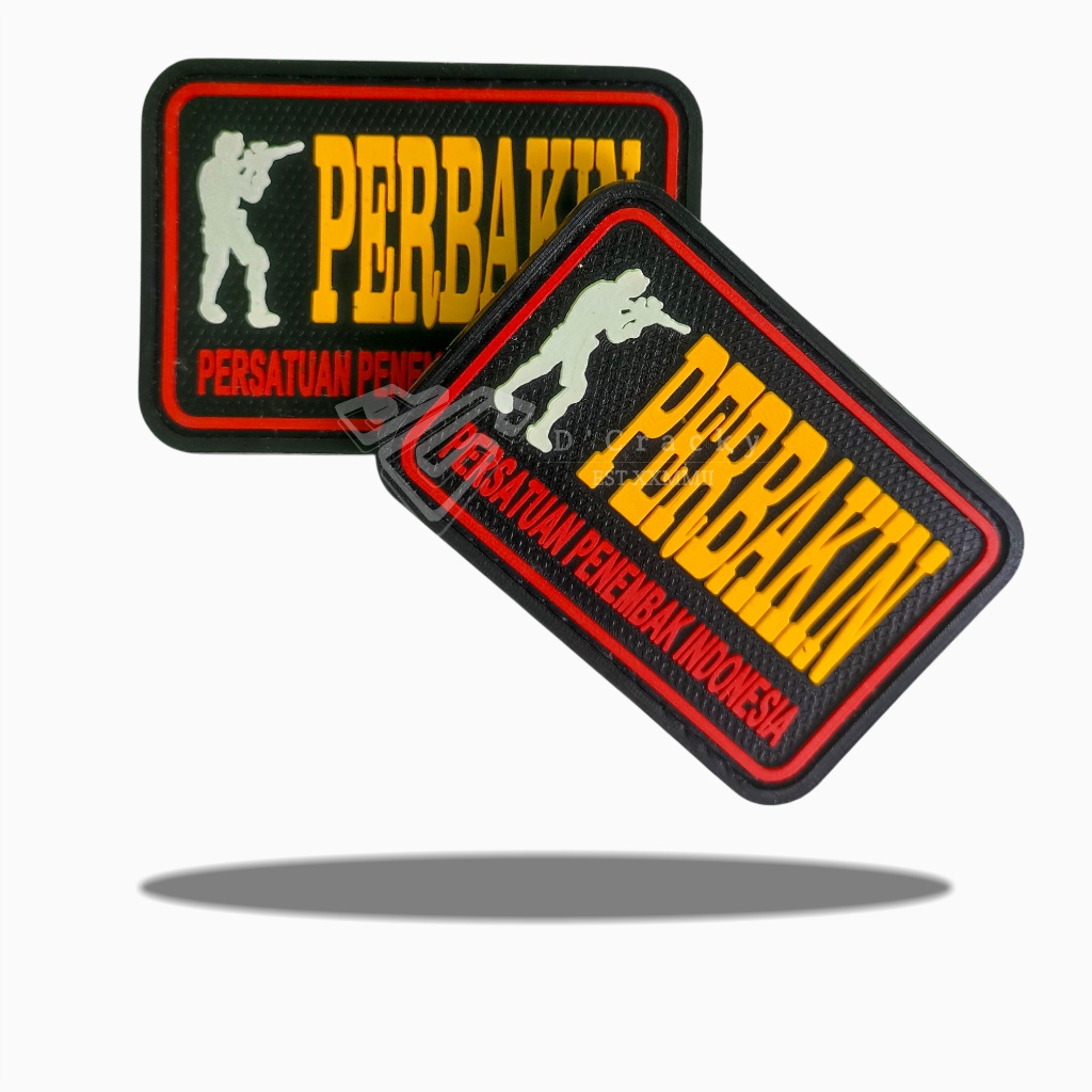 Patch Rubber Logo Perbakin - Logo Karet Bordir