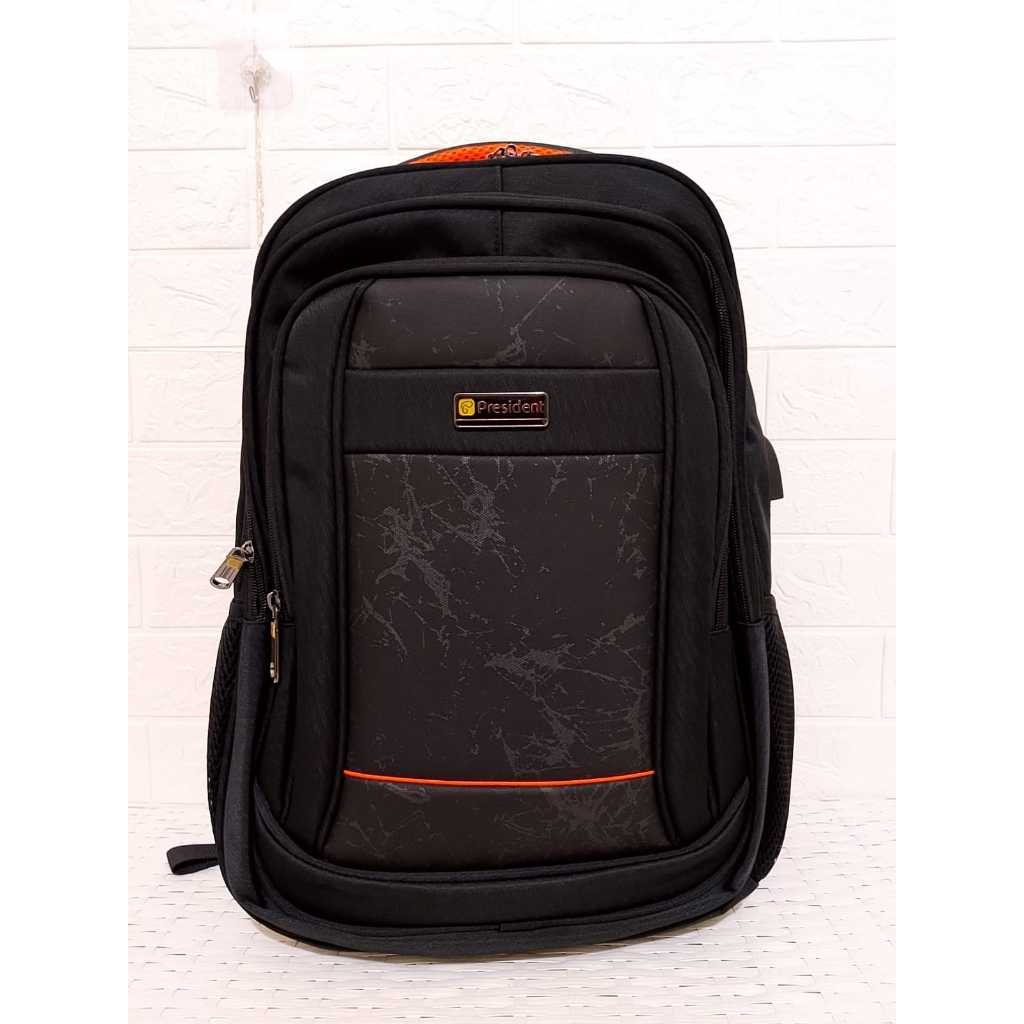 Tas President Backpack Ransel Anak Sekolah Anak Kuliah Anak Kerja 100% Original Import.FREE PULPEN