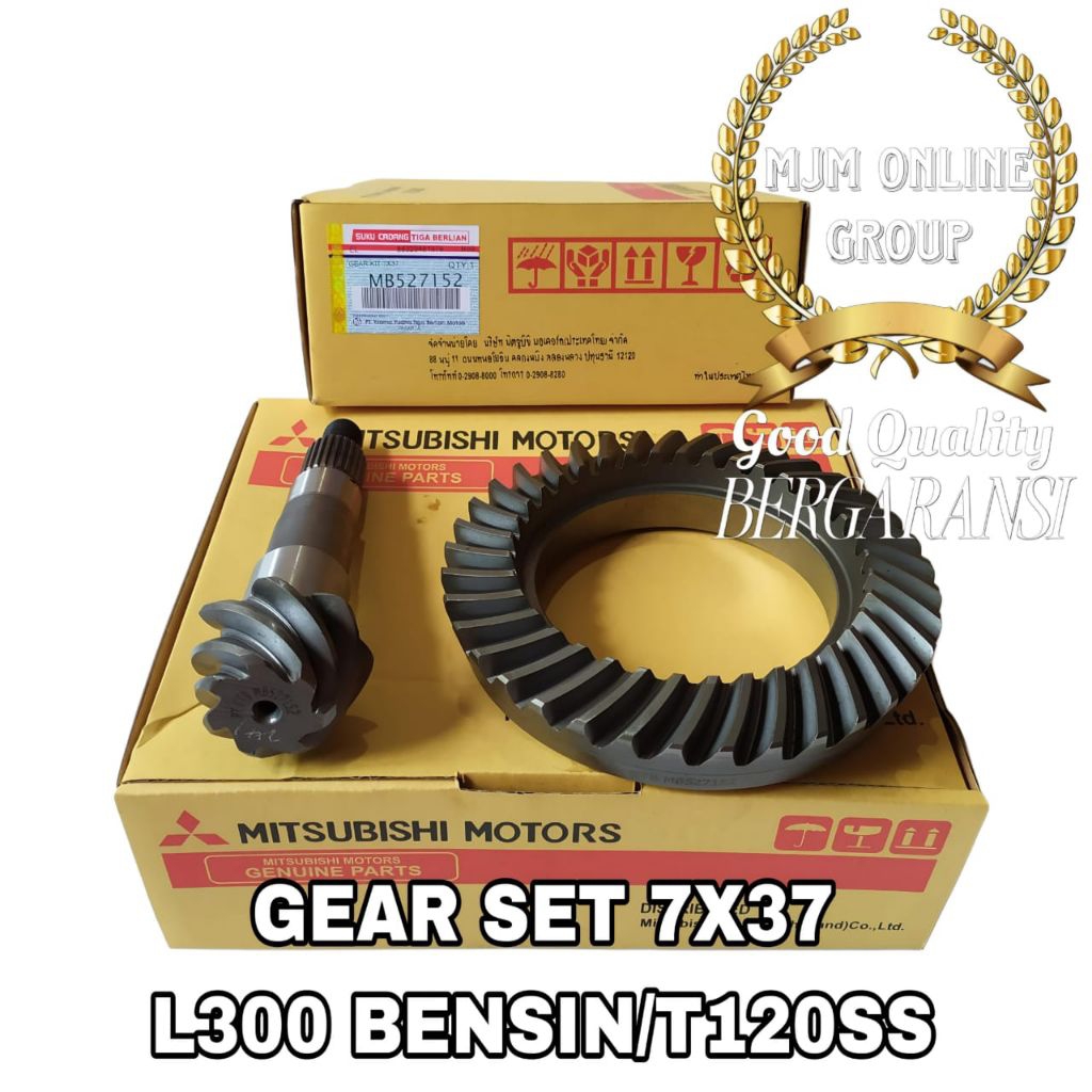 Gear set 7x37 - Gigi gardan Mitsubishi L300 Bensin rasio 7x37 Good Quality