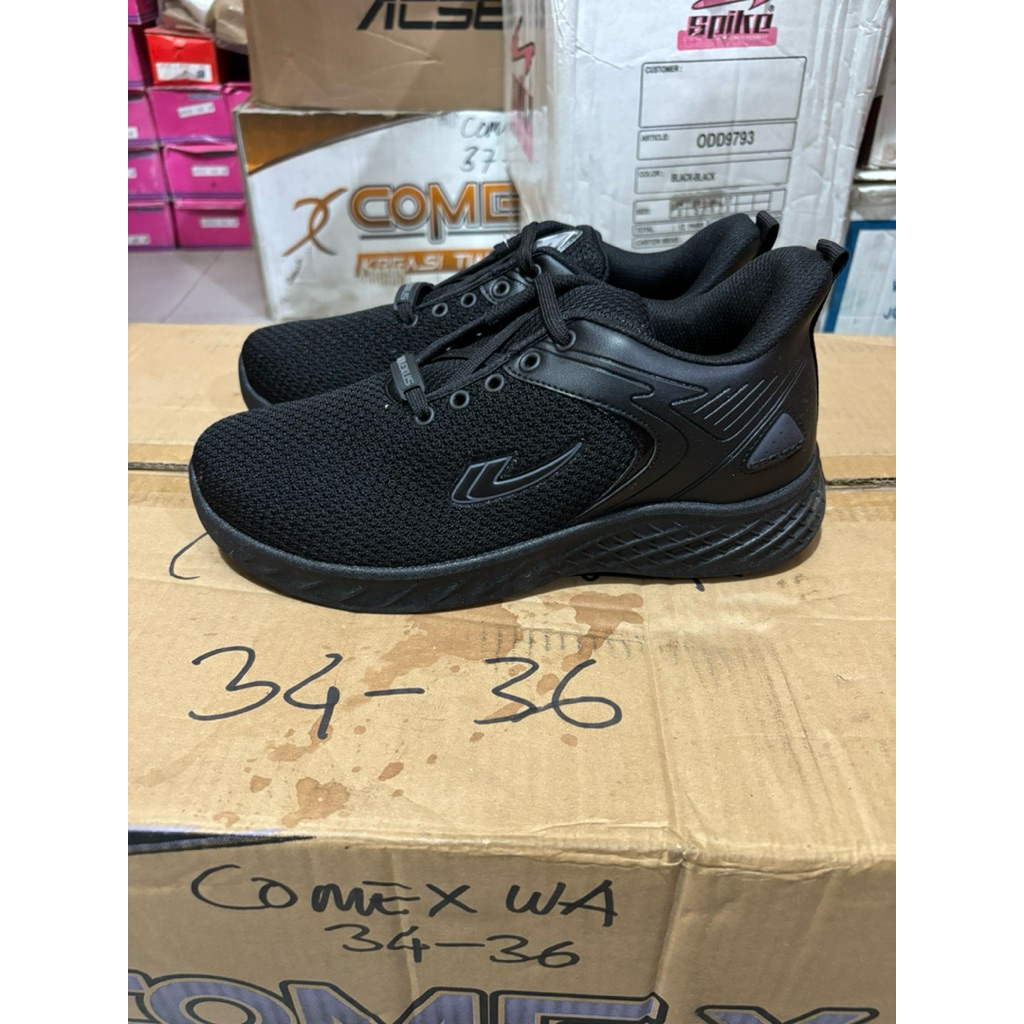 Sepatu Sekolah New Era ALLFIRE 02 Model Tali