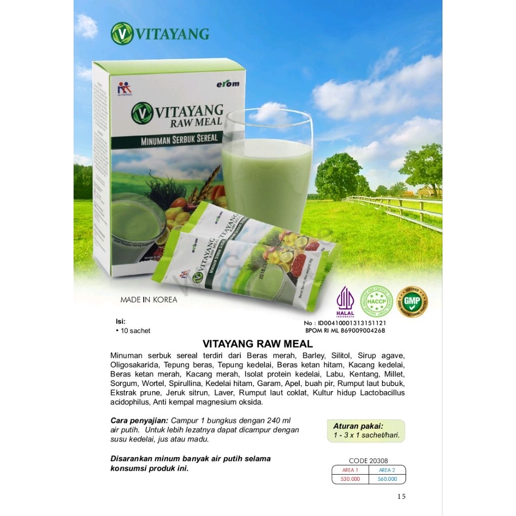 

Vitayang Raw Meal