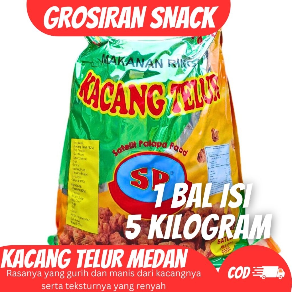 

(1 BAL isi 5 KG) Kacang Telur Medan (SP)