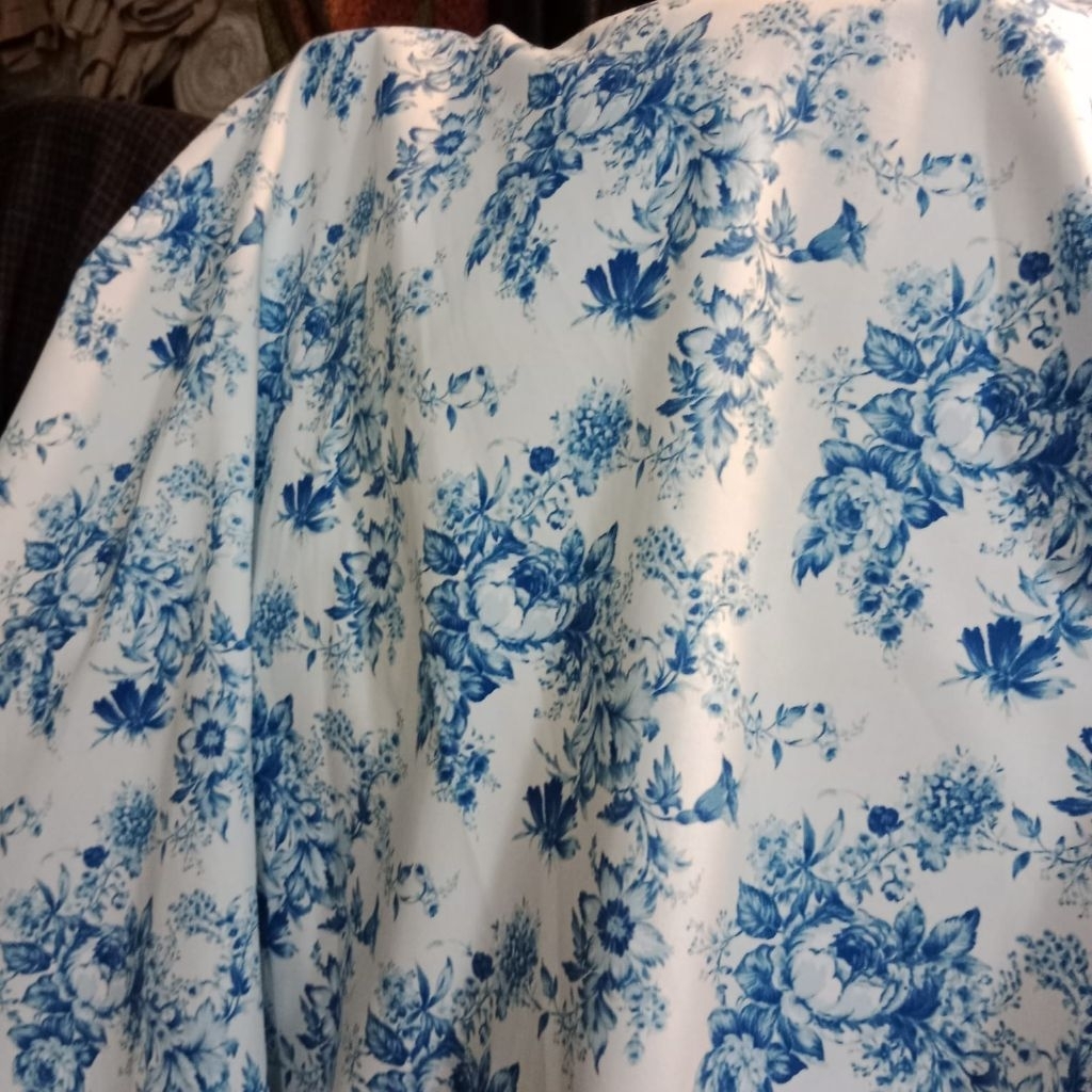 kain katun twiil tebal motif ( harga permeter)