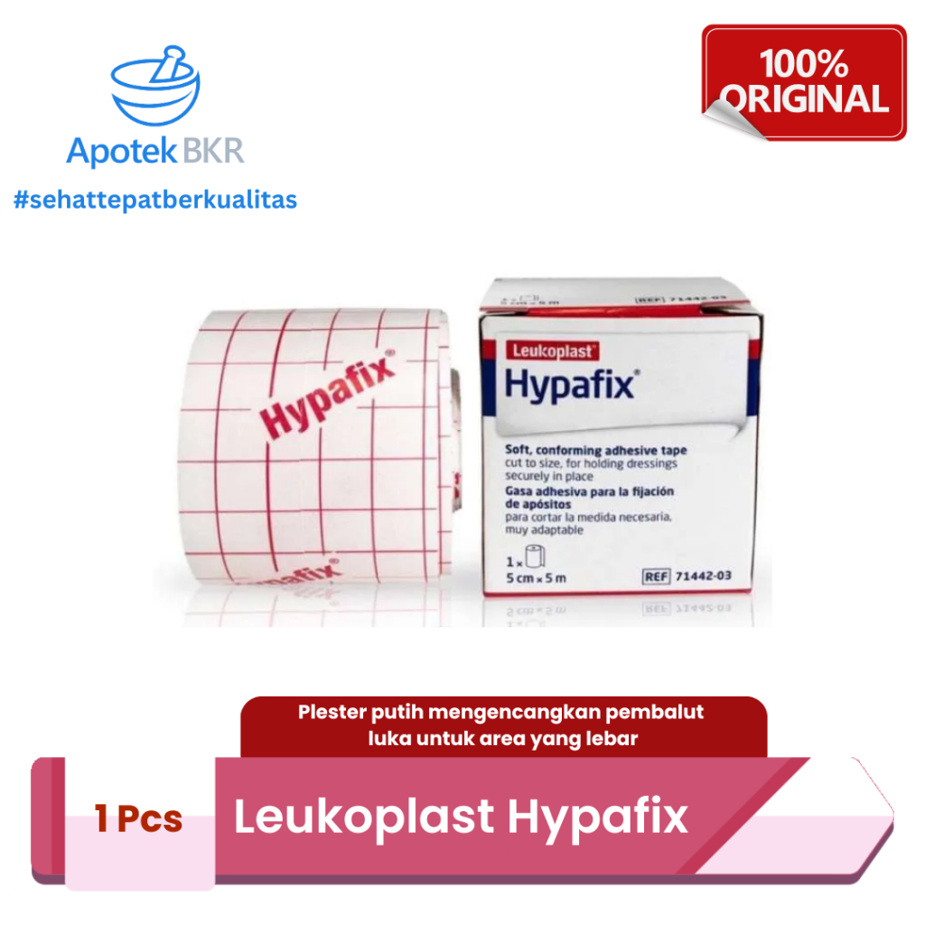 Hypafix Plester Putih Penutup Luka (1 roll/box)