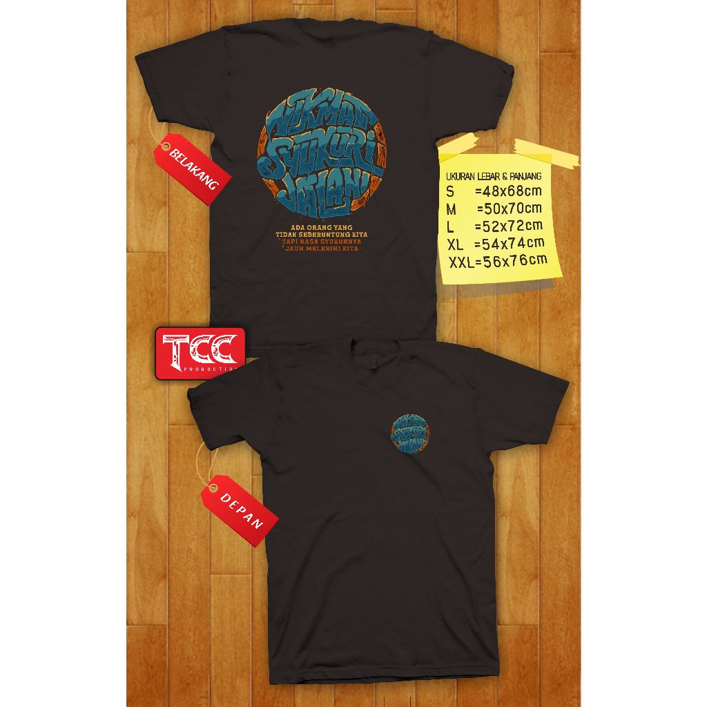 KAOS NIKMATI SYUKURI JALANI