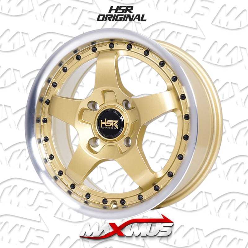 VELG MOBIL HSR BOB RING 15 GOLD POLISH